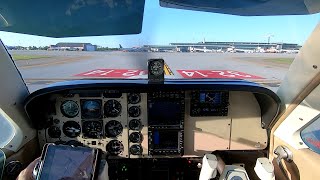 🇨🇦 Ottawa International Airport Arrival in the Beech Bonanza [upl. by Gawen]