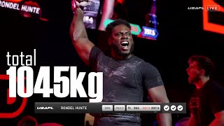 Rondel Hunte  DeadliftLord  1045kg Total [upl. by Acinoed179]