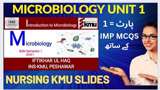 Introduction to microbiology  in bsc nursing  kmu microbiology mcqs  nursing 1st year [upl. by Cirtap602]