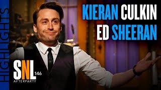 Kieran Culkin  Ed Sheeran  Saturday Night Live SNL Afterparty Podcast Recap Review Highlights [upl. by Affay283]