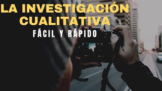 LA INVESTIGACIÓN CUALITATIVA ENFOQUE CUALITATIVO  DEFINICIÓN CARACTERÍSTICAS Y DISEÑOS [upl. by Saunder110]