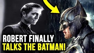 Robert Pattinson Breaks His Silence on The Batman 2021 amp The Batsuit [upl. by Lourie552]