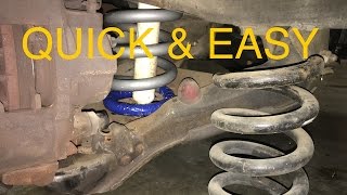 How To Remove Coil Springs On A TruckSUV [upl. by Atinor519]