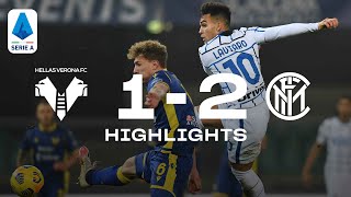 HELLAS VERONA 12 INTER  HIGHLIGHTS  SERIE A 2021  Inter finish 2020 on a high 🥳⚫🔵 [upl. by Basia]