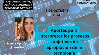 Aportes para interpretar los procesos subjetivos de apropiación de la tecnología [upl. by Cogen]