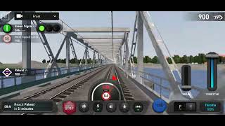 TOWARDS PALWAL 🚂 Train Simulator Gameplay HD 2024 [upl. by Areht]