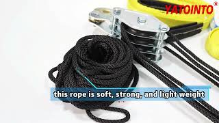 Rope Hoist Pulley System [upl. by Rubia]