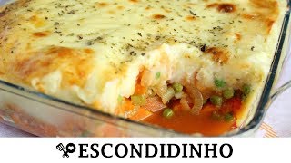 ESCONDIDINHO VEGETARIANO  RECEITAS QUE AMO [upl. by Malone]