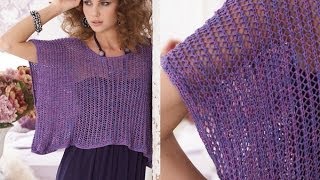 26 Parachute Top Vogue Knitting Early Fall 2010 [upl. by Navis]