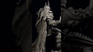 Arthas  Lich King  3d print ready figurine preview [upl. by Eltsirhc]