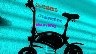 Présentation de ma draisienne électrique MoovWay b3 [upl. by Harikahs]