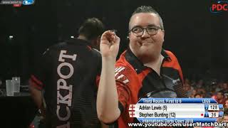 🎯 Stephen Bunting v Adrian Lewis  Round 3  International Darts Open 2018  Riesa [upl. by Nilahs]