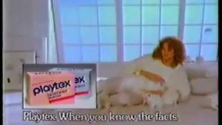 Playtex Tampons 1988 Commercial [upl. by Lorenza119]