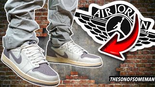 Air Jordan 1 Low Sail Black Atmosphere Grey CZ0790101 [upl. by Atteiram]