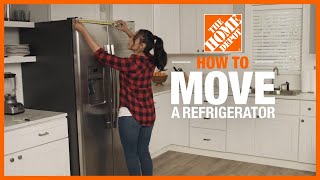 How to Move a Refrigerator  Kitchen Appliances  The Home Depot [upl. by Kari]