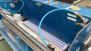 Visser tray filling and seeding line [upl. by Euqinad]