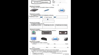 contrôle 2 semestre 1 informatique tronc commun système dexploitation الفرض2 الدورة 1 المعلوميات [upl. by Sirromad]