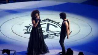 Jordin Sparks  Battlefield  JONAS World Tour 09  Washington DC [upl. by Mihsah]