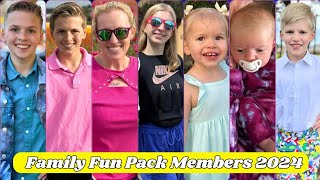 Family Fun Pack Members Real Name And Ages 2024 [upl. by Aennaej]