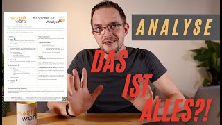 Nur 5 Schritte zur perfekten Analyse [upl. by Marlee]