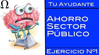 Ahorro Sector Público  LR Ejercicio Nº1  Tu Ayudante Economía [upl. by Jamil]