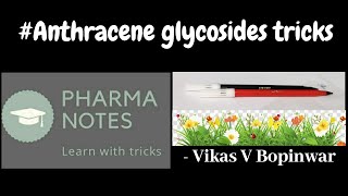 ANTHRACENE GLYCOSIDES WITH TRICKS  RRB PHARMACIST EXAM  GPAT  ESIC  PART52 [upl. by Poirer]