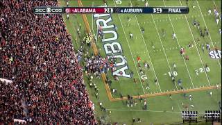 2013 Iron Bowl ending HIGH DEFINITION Auburn beats Alabama [upl. by Dopp20]