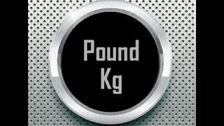 pound to kg [upl. by Mairim]