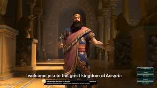 Civilization 5 All Leaders English Sub part 1 [upl. by Ibmat]