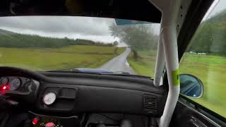 Subaru Impreza 555 Polish rally driver goes like CRAZY Bartłomiej Madziara onboard [upl. by Charil135]