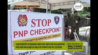 Balitang Amianan Quarantine Pass sa Barangay [upl. by Oslec957]