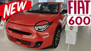 2023 Nuova Fiat 600 Dal 2024 Anche Fiat 600 Benzina Hybrid 12 3 Cilindri Turbo [upl. by Naitsabes]