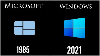 Evolution Of Windows Operating System 1985  2021 [upl. by Anialeh357]