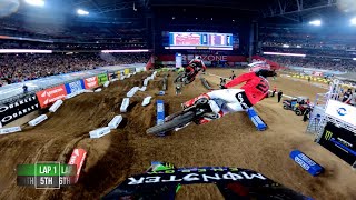 GoPro Adam Cianciarulo  2020 Glendale Supercross  Triple Crown Main 1 Highlights [upl. by Francine614]