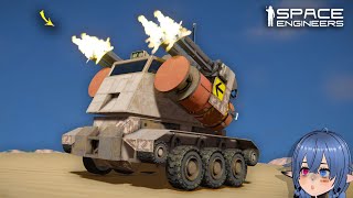 This Chubby Anti Materiel Tank is a Mobile CIWS Space Engineers [upl. by Munroe]