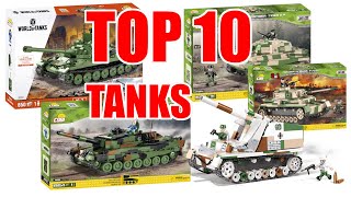 TOP 10 Cobi TANKS [upl. by Dahle]