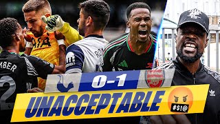 3 LOSSES AT HOME IN A ROW IS UNACCEPTABLE 🤬 IM FUMING Tottenham 01 Arsenal EXPRESSIONS REACTS [upl. by Hadwyn]