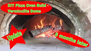 DIY Pizza Oven Build  Update 6 months on [upl. by Ahtabbat]