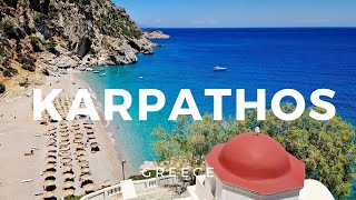 Karpathos Greece ► Video guide 15 min  4K [upl. by Edialeda]