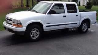 2003 Chevrolet S10 LS Crew Cab 4X4 Start Up Review Tour [upl. by Corey]