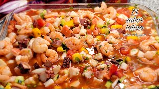 🔴 Como Hacer un Delicioso Ceviche Mixto Riquisimo💥 [upl. by Jaworski201]