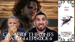 Game of Thrones Season 4 Episode 9 The Watchers on the Wall REACTION [upl. by Oloap555]