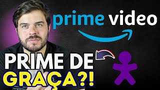 PRIME VIDEO DE GRAÇA AMAZON COM GRANDE PARCERIA [upl. by Anirtal]