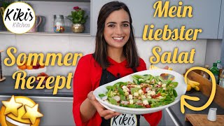 Ich zeige euch meinen liebsten Salat  Honig Senf Dressing  Rezept  Leichte Sommer Rezepte [upl. by Acinnad414]