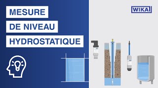 Pression hydrostatique  Comment fonctionne la mesure de niveau hydrostatique [upl. by Skeie]