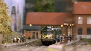 Model Railroad in HO scale from Belgium [upl. by Akcinehs]