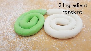 Marshmallow Fondant Recipe  Homemade Fondant Shorts [upl. by Anilave502]