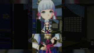 Meeting Ayaka Cutscene  Genshin Impact genshinimpact genshincutscene [upl. by Ahsilram]