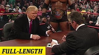 Mr McMahon and Donald Trumps Battle of the Billionaires Contract Signing [upl. by Sutphin]