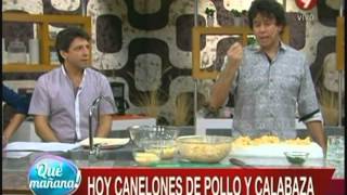 Canelones de pollo y calabaza [upl. by Alatea]